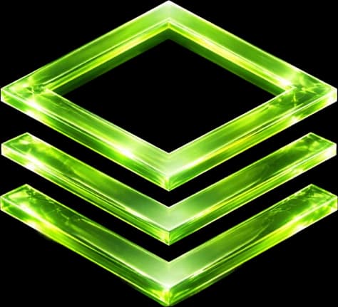 Logotipo PrazorJus em vidro translúcido 3D